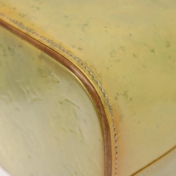 LOUIS VUITTON Monogram Vernis Houston Hand Bag Gris M91053 LV Auth 118524 - Picture 4 of 16